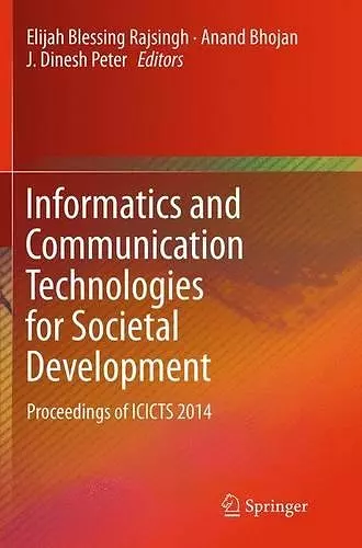 Informatics and Communication Technologies for Societal Development cover