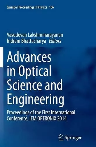 Advances in Optical Science and Engineering cover