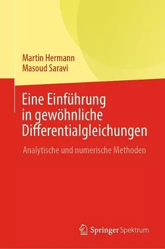 Eine Einführung in gewöhnliche Differentialgleichungen cover