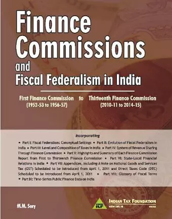 Finance Commissions & Fiscal Federalism in India cover