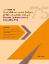 75 Years of Central Government Budgets (1947-48 to 2021-22) and Finance Commissions of India (I to XV) cover