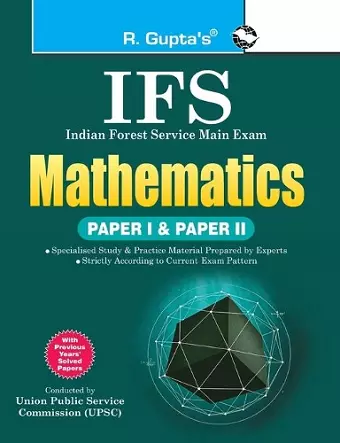 Ifs Indian Forest Service Mathematics (Paper I & II) cover