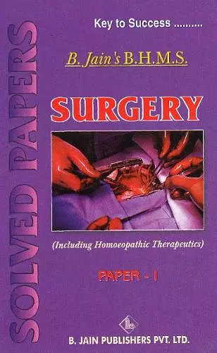 Surgery -- Paper I cover