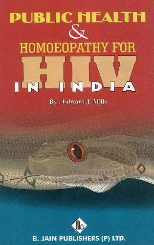 Public Health & Hemoeopathy for HIV in India cover