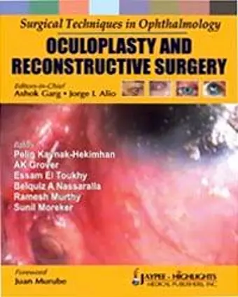 Surgical Techniques in Ophthalmology: Oculoplasty and Reconstructive Surgery cover