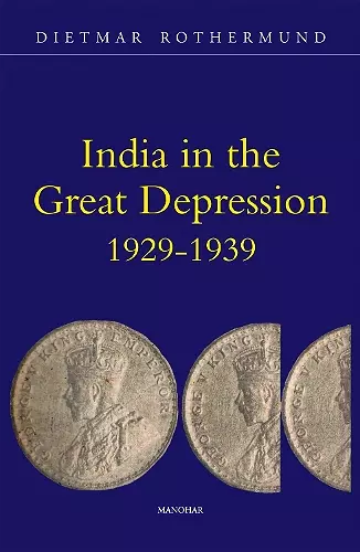 India in the Great Depression 1929-1939 cover