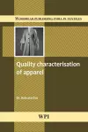 Quality Characterisation of Apparel cover