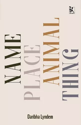 Name Place Animal Thing cover