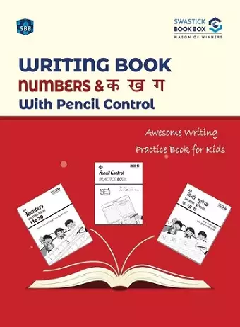 SBB Writing Book Numbers & ka, kha, gha with pencil control cover