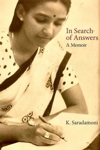 In Search of Answers – A Memoir cover