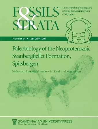 Paleobiology of the Neoproterozoic Svanbergfjellet Formation, Spitsbergen cover