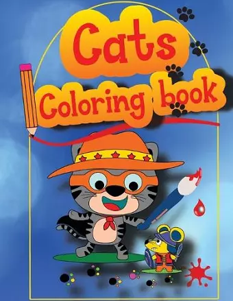 Cats Coloring Book cover