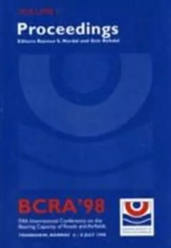 Proceedings of BCRA 1998 Conference (3-Volume Set) cover