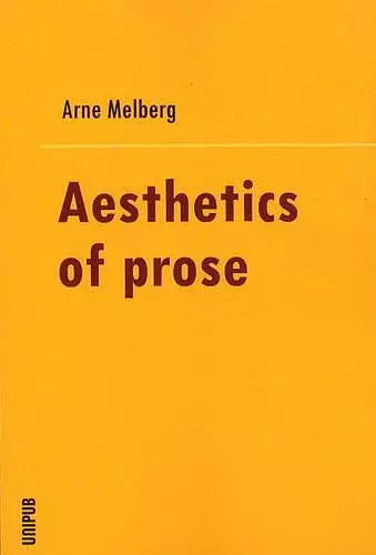 Aesthetics in Prose cover