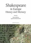 Shakespeare in Europe – History and Memory cover