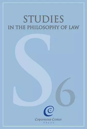 Studies in the Philosophy of Law cover