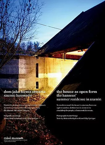 The House as Open Form: The Hansens` Summer Resi – Dom jako Forma Otwarta. Szumin Hansenów Szumin Hansenow cover