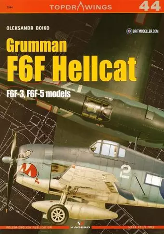 Grumman F6F Hellcat F6F-3, F6F-5 models cover