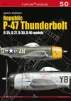 Republic P-47 Thunderbolt. D-25, D-27, D-30, D-40 Models cover