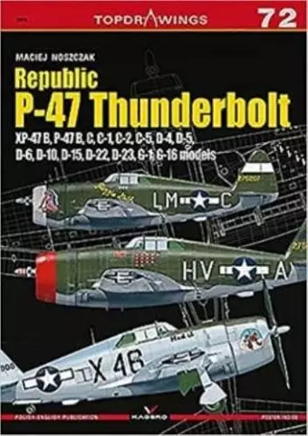 Republic P-47 Thunderbolt Xp-47b, B, C, D, G cover