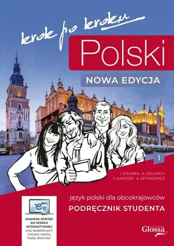 POLSKI krok po kroku 1 - New Edition - Student's Textbook + audio + e-coursebook. A1 cover