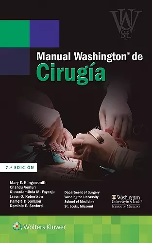 Manual Washington de cirugía cover