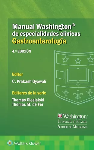 Manual Washington de especialidades clínicas. Gastroenterología cover