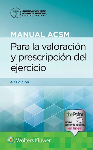 Manual ACSM para la valoración y prescripción del ejercicio cover