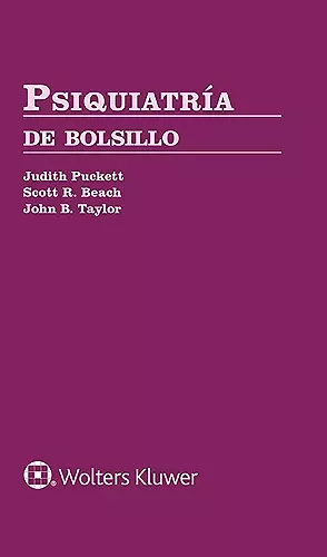 Psiquiatría de bolsillo cover