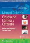 Manual Duke de cirugía de córnea y catarata cover