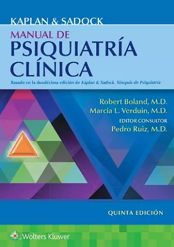 Kaplan y Sadock. Manual de psiquiatría clínica cover