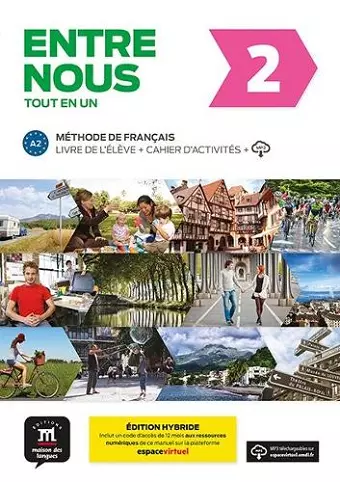 Entre nous 2 - Livre de l'eleve + cahier d'activites + audio download cover