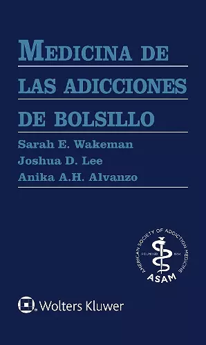 Medicina de las adicciones de bolsillo cover