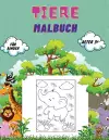 Tiere Malbuch für Kinder Alter 3+ cover