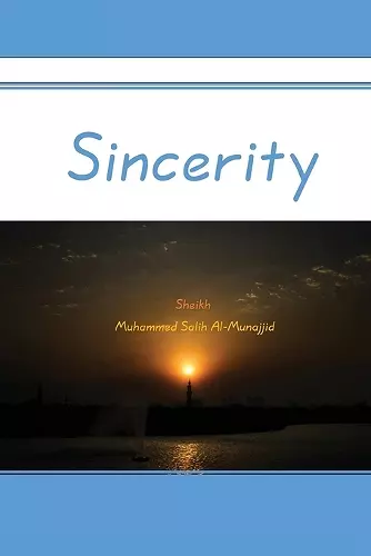 Sincerity cover