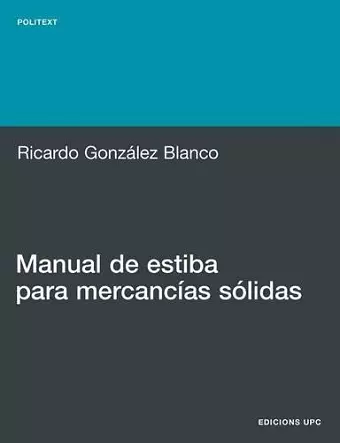 Manual de Estiba Para Mercancias S Lidas cover