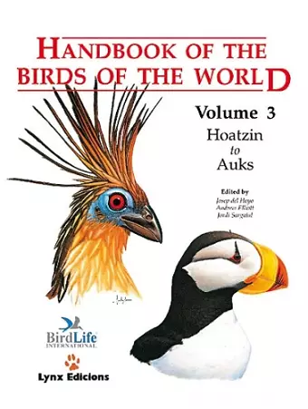 Handbook of the Birds of the World. Vol.3 cover