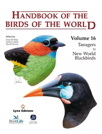 Handbook of the Birds of the World. Vol.16 cover