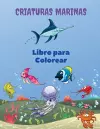 Criaturas Marinas Libro para Colorear cover