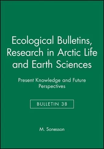 Ecological Bulletins, Research in Arctic Life and Earth Sciences cover