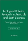 Ecological Bulletins, Research in Arctic Life and Earth Sciences cover