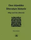 Den islandske litteraturs historie cover