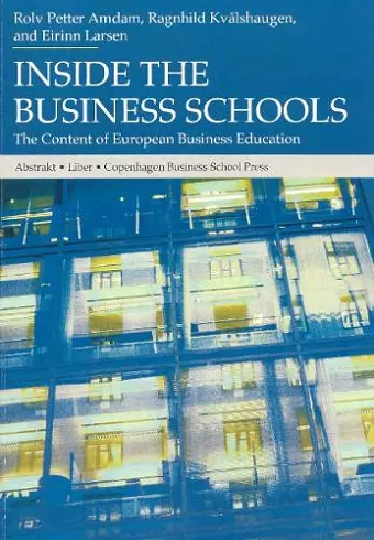 Inside the Business Schools cover