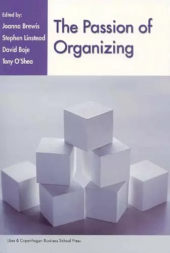 Passion of Organizing cover