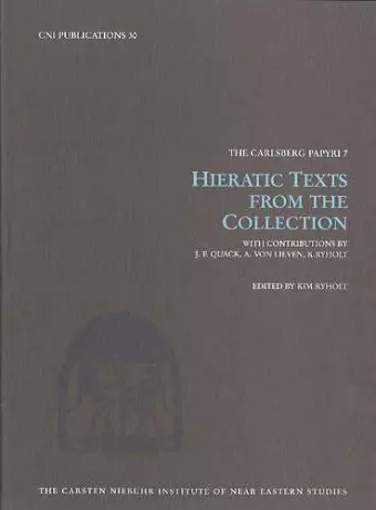 Hieratic Texts from the Collection cover