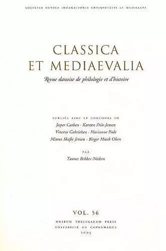 Classica et Mediaevalia cover