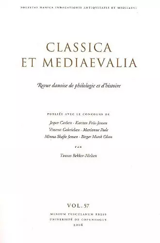 Classica et Mediaevalia cover