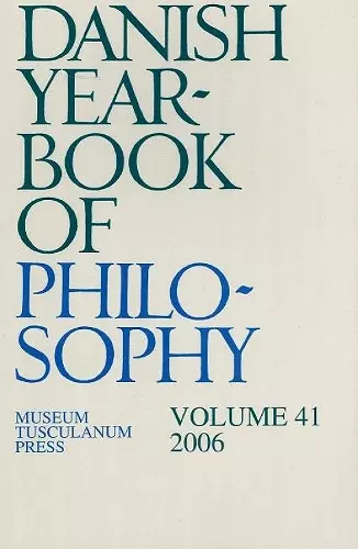 Danish Yearbook of Philosophy cover