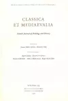 Classica et Mediaevalia cover