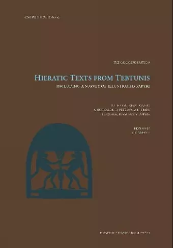 Hieratic Texts from Tebtunis cover